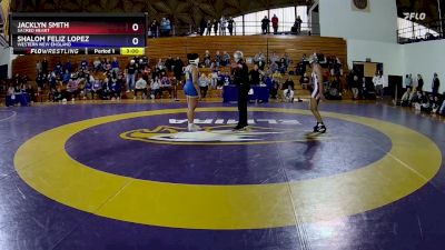 180 lbs 3rd Place Match - Jacklyn Smith, Sacred Heart vs Shalom Feliz Lopez, Western New England