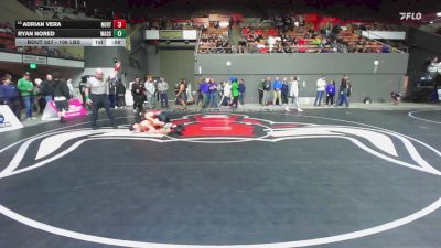 106 lbs Consi Of 8 #1 - Adrian Vera, North vs Ryan Nored, Wasco