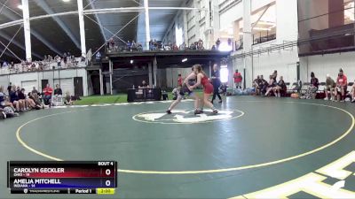 118 lbs Round 1 (8 Team) - Carolyn Geckler, Ohio vs Amelia Mitchell, Indiana
