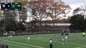 Replay: Mount Holyoke vs Babson | Nov 2 @ 12 PM