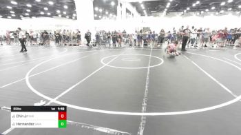 89 lbs Round Of 16 - Jeffrey Chin Jr, DUB Wrestling vs James Hernandez, Savage House WC