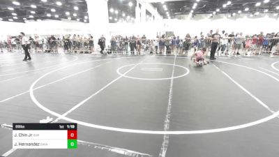 89 lbs Round Of 16 - Jeffrey Chin Jr, DUB Wrestling vs James Hernandez, Savage House WC
