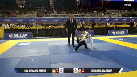 Mason Micheal Miller vs Dom Gonçalves Rezende 2026 Pan Kids Jiu-Jitsu IBJJF Championship
