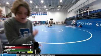 115 lbs Champ. Round 1 - Colby Milnes, Wheatland vs Devin Kramer, Carey Jr High