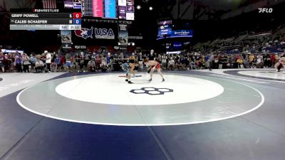 132 lbs Cons. Sub-rd Of 32 - Griff Powell, IL vs Caleb Schaefer, IN