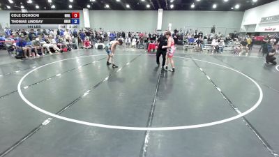 144 lbs Cole Cichocki, Team Michigan Blue vs Thomas Lindsay, Ohio Gray