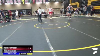 285 lbs Quarterfinal - Aiden McFadden, Iowa vs Trent Warner, Moen Wrestling Academy