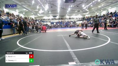 49 lbs Consi Of 4 - Casen Byrd, Pirate Wrestling Club vs Copper Dewey, Tulsa Blue T Panthers