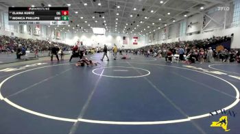 62 lbs Champ. Round 2 - Monica Phillips, Newark Valley Wrestling Club vs Elaina Kurtz, Club Not Listed