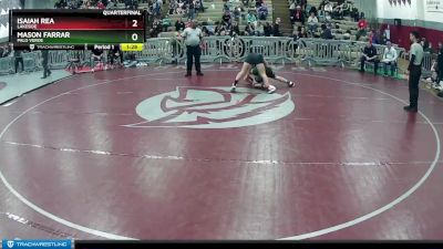 165 lbs Quarterfinal - Mason Farrar, Palo Verde vs Isaiah Rea, Lakeside