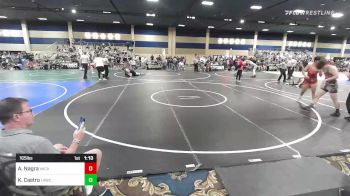 165 lbs Final - Arjun Singh Nagra, Vacaville WC vs Kristopher Castro, LAWC/Chaminade
