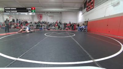 285 lbs Cons. Round 2 - Kaden Serna, Fort Lupton vs Kyle Tarver, Falcon