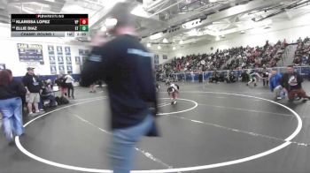 115 lbs Champ. Round 1 - Klarissa Lopez, Villa Park vs Ellie Diaz, El Toro