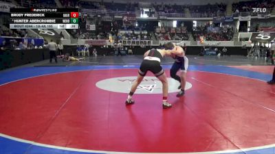 1A-4A 165 Cons. Semi - Hunter Abercrombie, West End High School vs Brody Frederick, Oak Grove