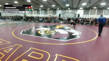 110 lbs Champ. Round 3 - Sarah Brown, Lewis-Palmer vs Madison McElmeel, Severance