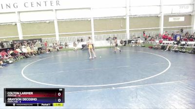 88 lbs Round 1 (8 Team) - Colton Larimer, Missouri vs Grayson DeCosmo, Maryland