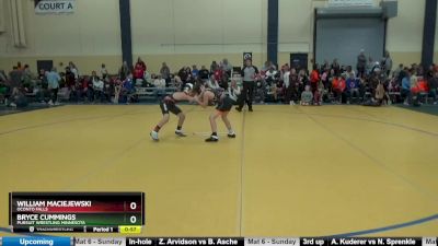 90 lbs Quarterfinal - William Maciejewski, Oconto Falls vs Bryce Cummings, Pursuit Wrestling Minnesota