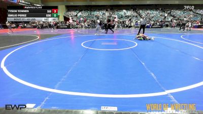 43 lbs Consi Of 4 - Tyson Townes, Saginaw Group vs Emilio Perez, Rising Sun Wrestling Club
