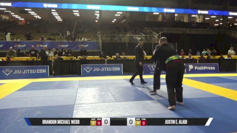 Justin E. Alabi vs Brandon Michael Webb 2026 Pan Jiu Jitsu IBJJF Championship