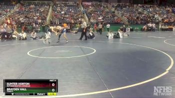 2A 113 lbs Semifinal - Sumter Horton, Rutherfordton-Spindale vs Brayden Hall, Trinity