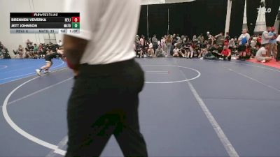 105 lbs Round 2 (6 Team) - Jett Johnson, Mat Assassins Black vs Brennen Veverka, Revival Jokers