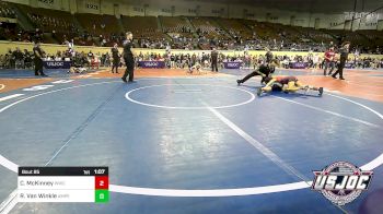 85 lbs Final - Chanlee McKinney, Woodland Wrestling Club vs Rylan Van Winkle, Amped Wrestling Club