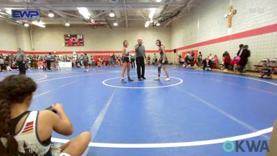 103-112 lbs Rr Rnd 4 - Kylie Mapson, Wagoner Takedown Club vs Audrey Flores, Raw Wrestling Club