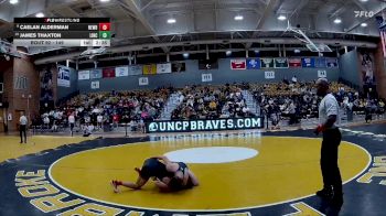 149 lbs Cons. Round 2 - James Thaxton, Lincoln Memorial vs Caelan Alderman, Newberry