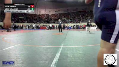 161 lbs Consi Of 16 #2 - Jude Wier, Skiatook Youth Wrestling vs Brandon Zamarripa, Glenpool JH