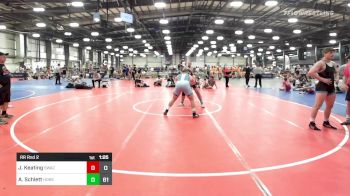 220 lbs Rr Rnd 2 - Jake Keating, Signature Wrestling Academy vs Aidan Schlett, Iron Horse Gold