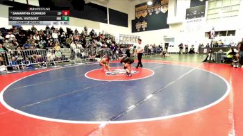 110 lbs Champ. Round 1 - Samantha Cornejo, Esperanza vs Coral Vazquez, Norwalk