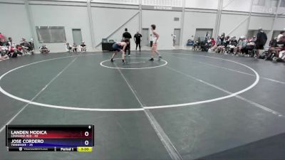 106 lbs Placement Matches (16 Team) - Landen Modica, Louisiana Red vs Jose Cordero, Tennessee