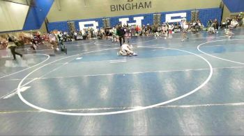 117 lbs Semifinal - Kamon Thompson, Sanderson Wrestling Academy vs Braxton Moss, Sanderson Wrestling Academy