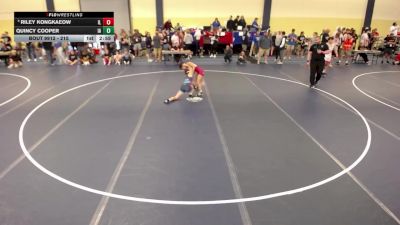 105 lbs Cons. Round 3 - Riley Kongkaeow, IL vs Quincy Cooper, IA