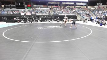 113 lbs 1st Place Match - Heero Franco, Salina-South HS vs Oscar Gauna, Goddard HS