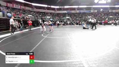 140.1 lbs Semifinal - Elizabeth Henderson, El Dorado Springs vs Reece Taylor, Shawnee Heights