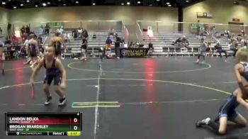 65 lbs Round 5 (6 Team) - Landon Belka, Belding Orange vs Brogan Beardsley, SWAT Gold