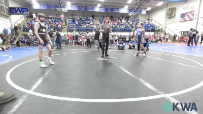 88 lbs Final - Ean Howard, Vinita Kids Wrestling vs Trey Howell, Raw Wrestling Club