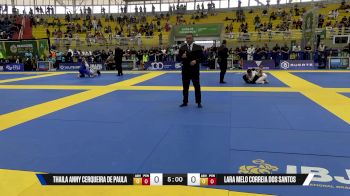 Lara Melo Correia Dos Santos vs Thaila Anny Cerqueira De Paula 2025 Brasileiro Jiu-Jitsu IBJJF