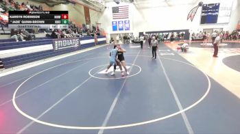 190 lbs Quarterfinal - Karsyn Robinson, Normal West vs Jade` Quinn-Brown, Kankakee (Sr.)
