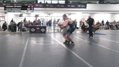 110 kg Champ. Round 3 - Zachary Leftwich, BTC vs Lucas Feuerbach, Big Game Wrestling Club
