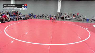 126 lbs Matthew Rowles, Pennsylvaniia Red vs Dylan Nieuwenhuis, Team Michigan - Red