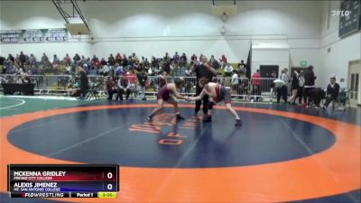 145 lbs Champ. Round 1 - Alexis Jimenez, Mt. San Antonio College vs McKenna Gridley, Fresno City College