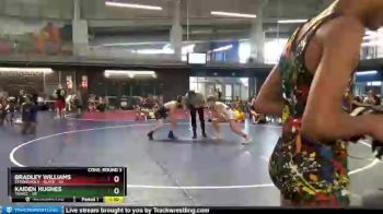 140 lbs Semis & 3rd Wb (16 Team) - Kaiden Hughes, TNWCC vs Bradley Williams, Stronghold - Black