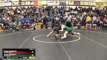 138 lbs Champ. Round 1 - Ryan Bennett, St. Edward vs Ryan Roberto, Olmsted Falls