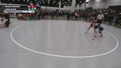84 lbs Cons. Rd Of 32 - Graden Swanson, Team Nazar Training Center vs Logan Oakes, Sebolt Wrestling Academy