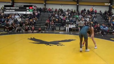 120 lbs Cons. Semi - Josie Thompson, Grinnell vs Lise Batige, Cedar Rapids Jefferson