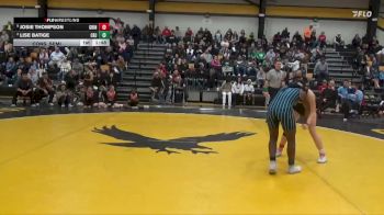 120 lbs Cons. Semi - Josie Thompson, Grinnell vs Lise Batige, Cedar Rapids Jefferson