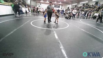 43 lbs Consi Of 4 - Cutter Carson, Salina Wrestling Club vs Dante Perez, Tiger Trained Wrestling