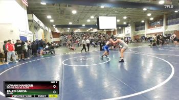 190 lbs Champ. Round 2 - Jovanni Mansour, Granite Hills (El Cajon) vs Kaleo Garcia, Gilroy